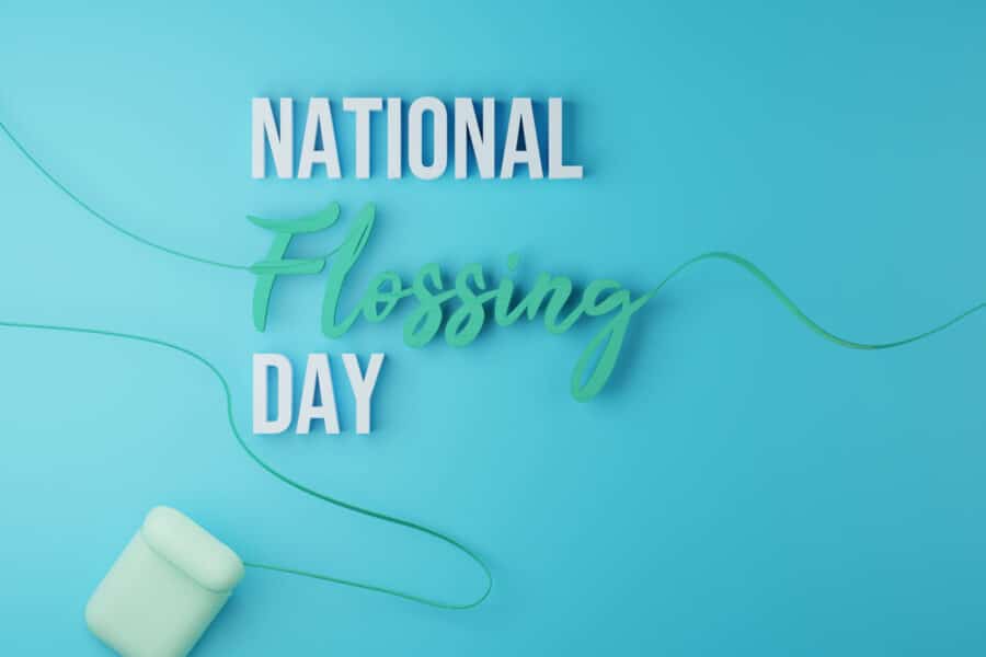 Flossing Day Graphic